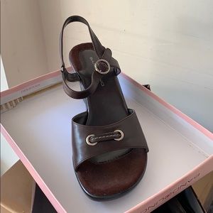 Brown Sandal Wedge by Bandolino